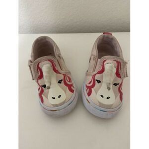 Vans Asher Unicorn Pink Slip-On Girls Shoes Toddler Size 5